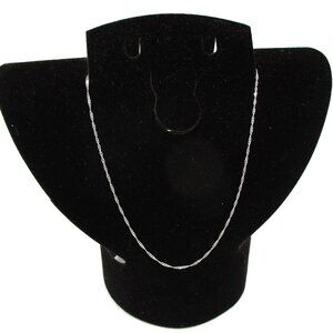 10K White Gold Necklace - 18" + 2"- Brilliance Fine Jewelry - 019 Gauge